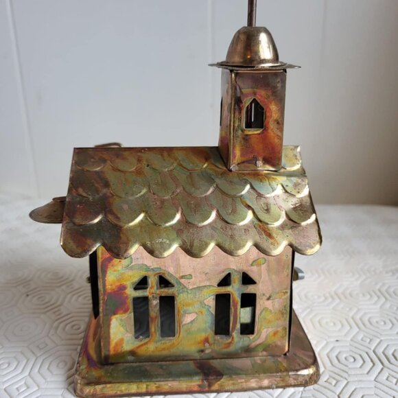 Berkley Design Tin Metal  Vintage Church Music Box ~ Amazing Grace - Picture 5 of 8
